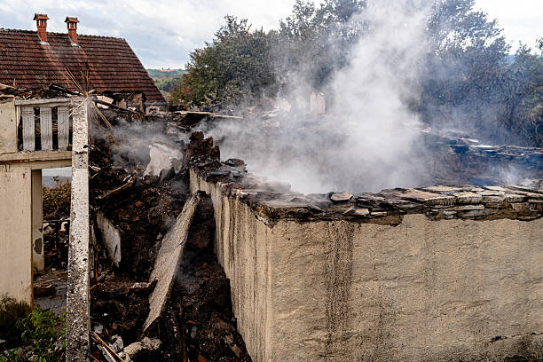 Professional Fire Damage Removal technician working in Circle Pines, MN